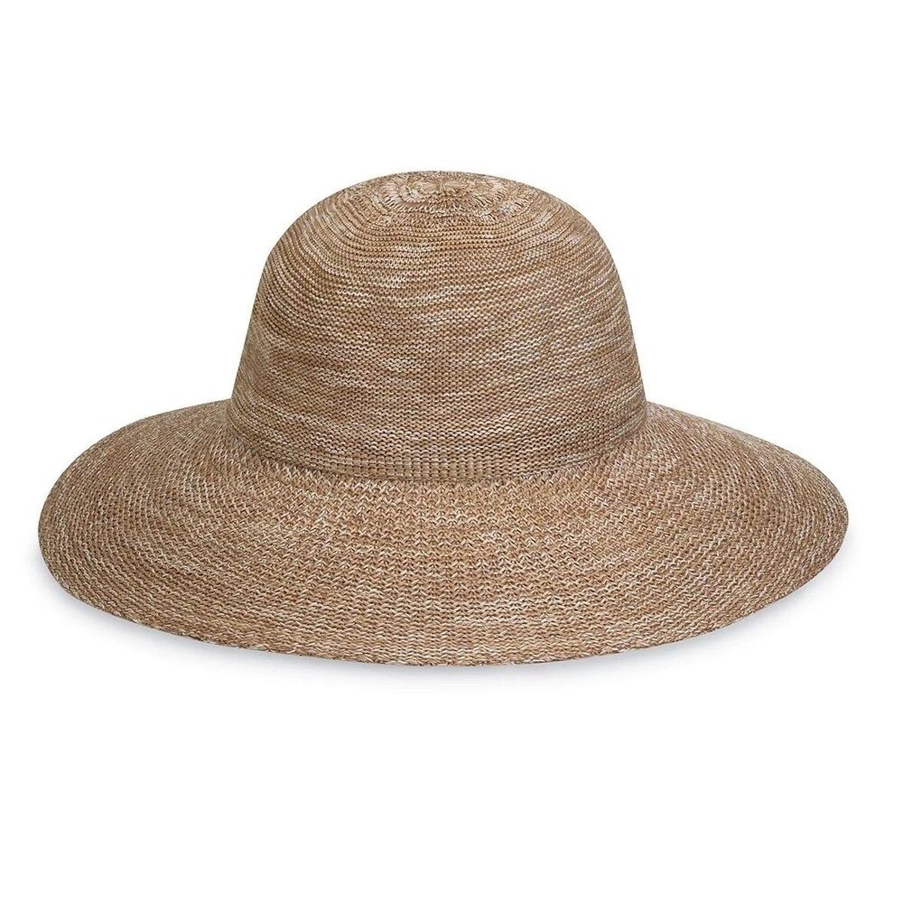 Wallaroo Hat Company "Victoria" Diva Wide Brim Straw Hat Womens OSFM